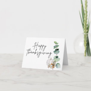 Thanksgiving card