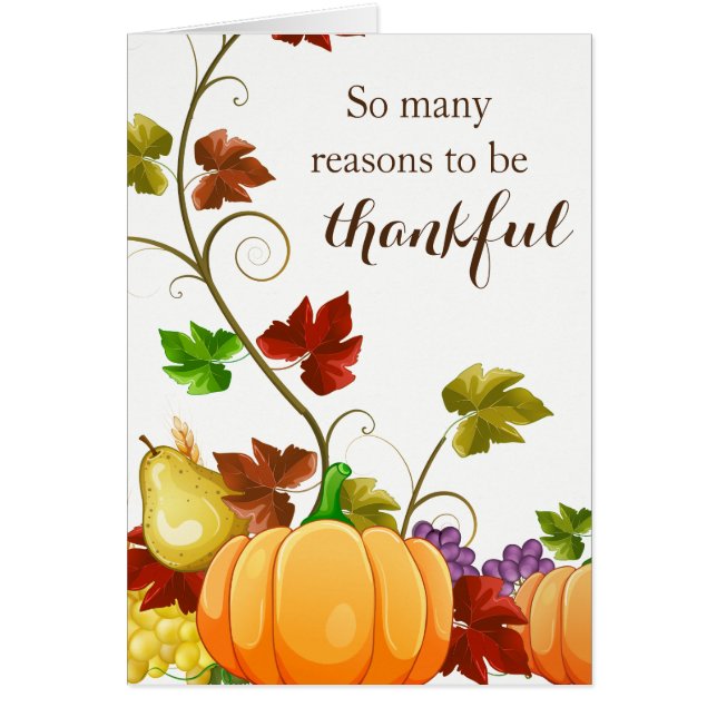 Thanksgiving Card (Front)