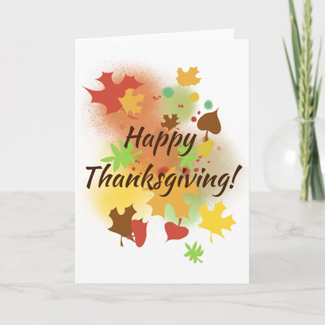 Thanksgiving Card (Front)