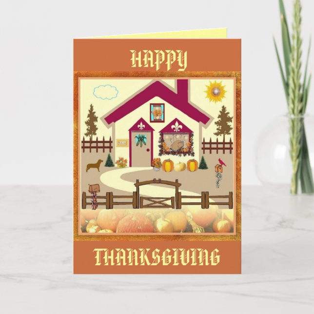 Thanksgiving card for anyone (Front)