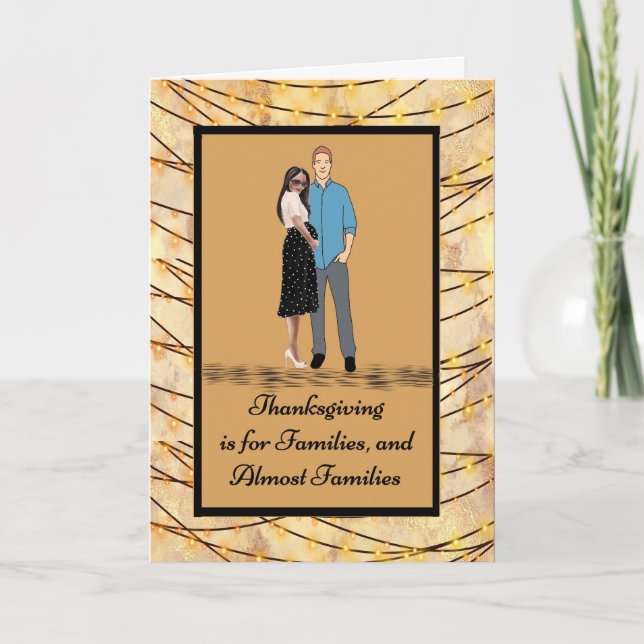 Thanksgiving Card for Expecting Parents (Front)