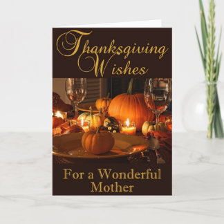 Thanksgiving Card for Mother