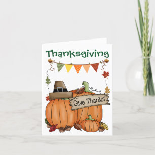 Thanksgiving Card - Giving Thanks