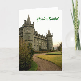 Thanksgiving Castle Invitation Card