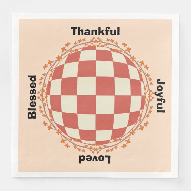 Thanksgiving Celebration Tableware Napkin (Front)