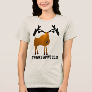 Thanksgiving Change to Current Year- Tri-Blend Shirt