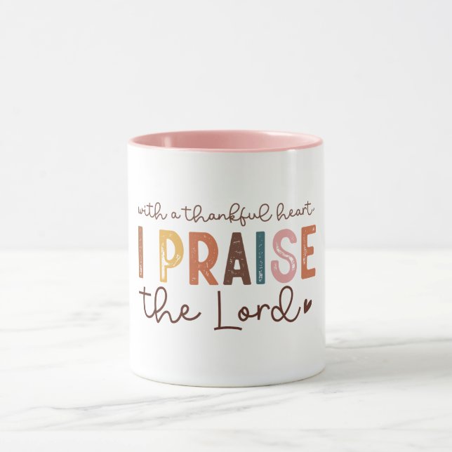 Thanksgiving Christian Quote  Mug (Center)
