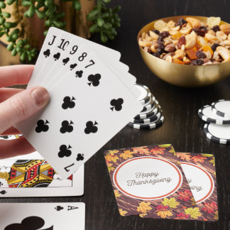 Thanksgiving Classic Playing Cards