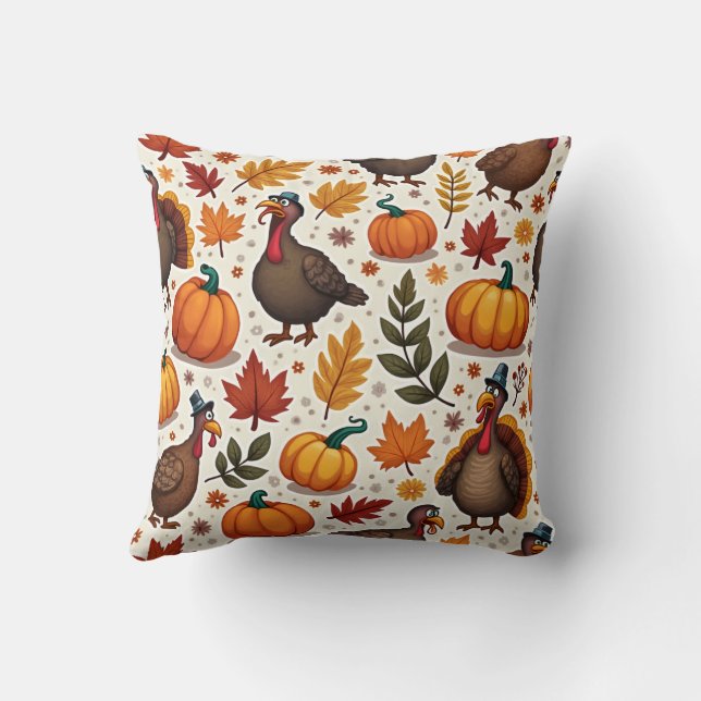 Thanksgiving Commemorative Cushion (Back)