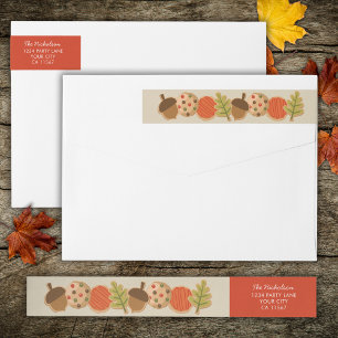 THANKSGIVING COOKIES WRAP AROUND LABEL