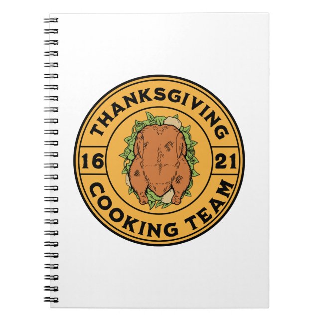 Thanksgiving - Cooking team Notebook (Front)