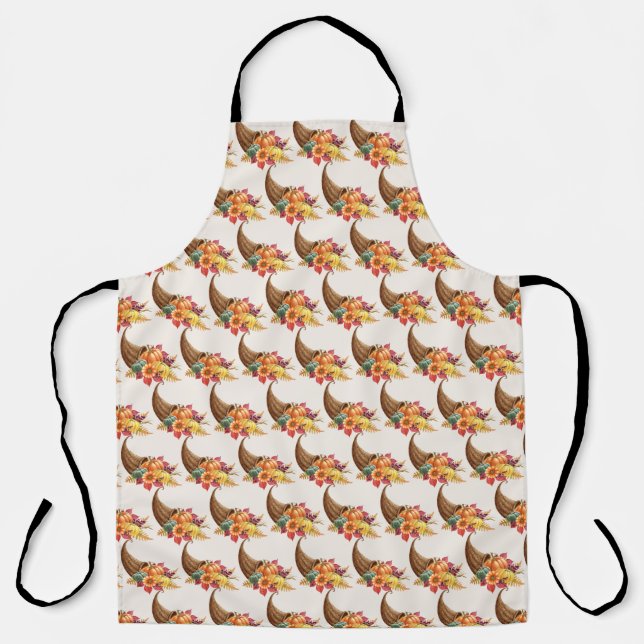 Thanksgiving Cornucopia Apron (Front)