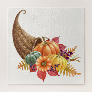 Thanksgiving Cornucopia Jigsaw Puzzle