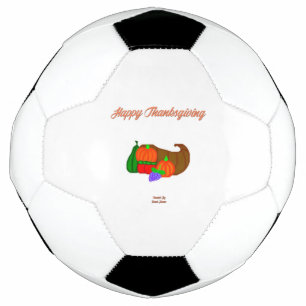 Thanksgiving Cornucopia Soccer Ball