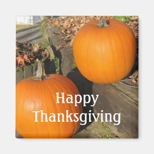 Thanksgiving Country Pumpkins Magnet