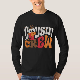 Thanksgiving Cousin Crew Turkey Team Squad Toddler T-Shirt