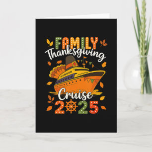 Thanksgiving Cruise 2025 Cruise Family Squad Card
