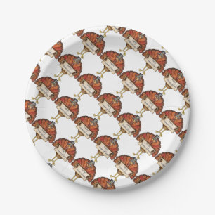 Thanksgiving Custom Paper Plates/Turkey's Paper Plate
