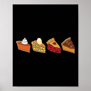 Thanksgiving Cutie Pie Dinner Pumpkin Pie Womens K Poster
