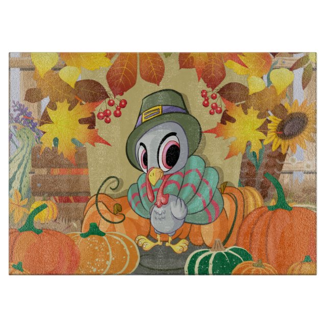 Thanksgiving Cutting Board (Front)