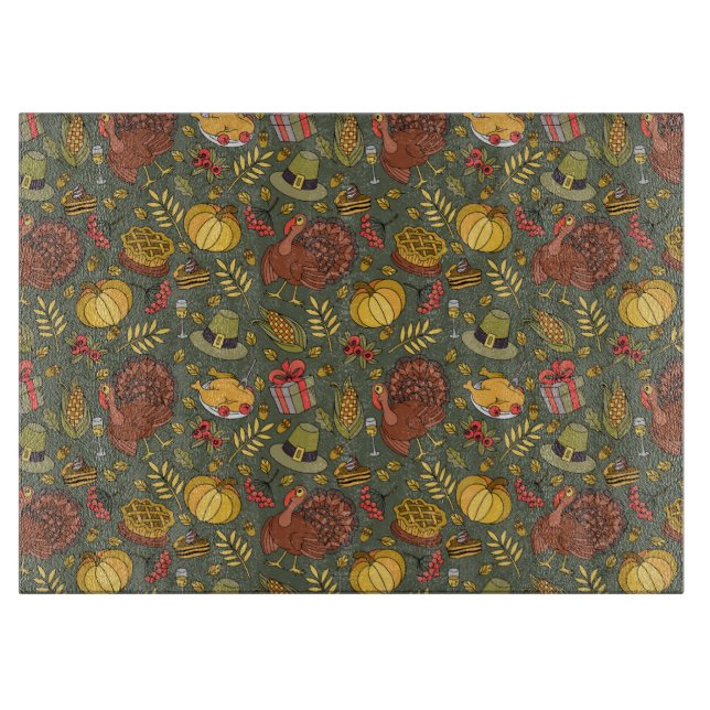 Thanksgiving Cutting Board (Front)