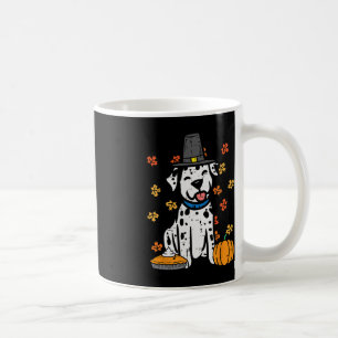 Thanksgiving Dalmatian Cute Fall Autumn Dog Men Wo Coffee Mug