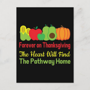 Thanksgiving Day: A Season of Gratitude and Gather Holiday Postcard