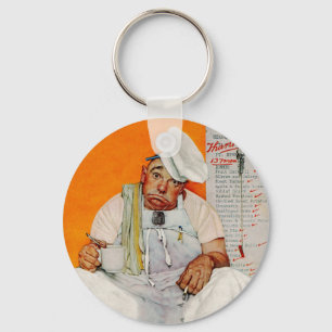 Thanksgiving Day Blues Key Ring