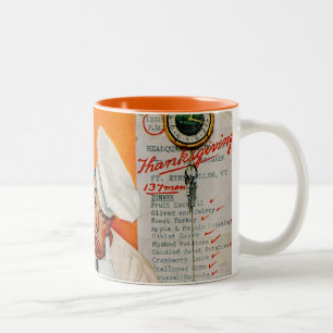 Thanksgiving Day Blues Two-Tone Coffee Mug