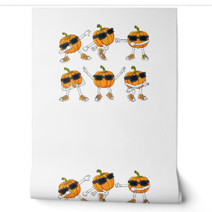 Thanksgiving Day Dancing Pumpkin Boys Girls Kids Wallpaper