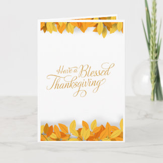 Thanksgiving Day Greeting Card