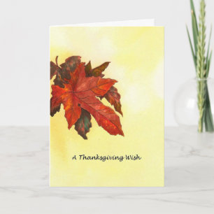 Thanksgiving Day Greeting Card