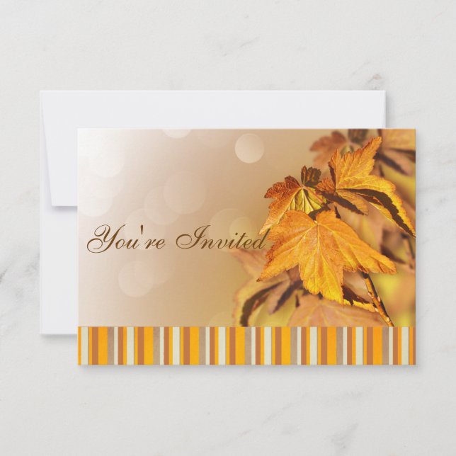 Thanksgiving Day Invitation (Front)