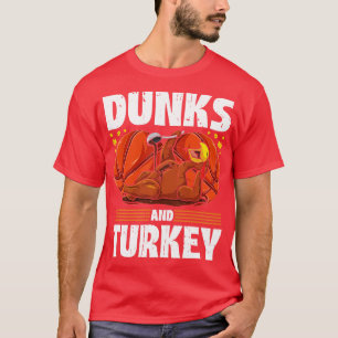 Thanksgiving Day Men Boys Basketball T-Shirt