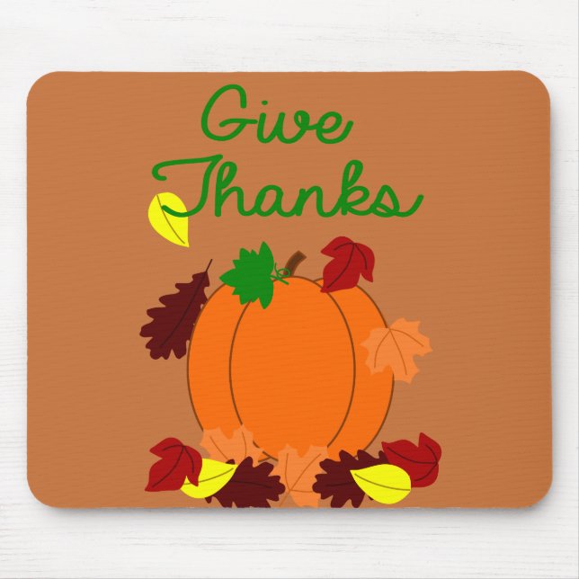 Thanksgiving Day Mouse Pad (Front)