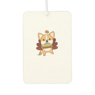 Thanksgiving Day Outfits Turkey Corgi With Applepi Car Air Freshener