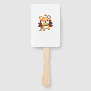 Thanksgiving Day Outfits Turkey Corgi With Applepi Hand Fan