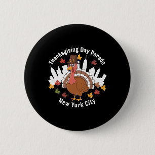 Thanksgiving Day Parade New York City 6 Cm Round Badge