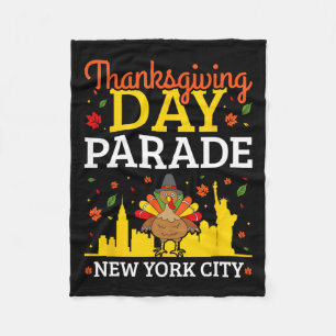 Thanksgiving Day Parade New York City Fleece Blanket