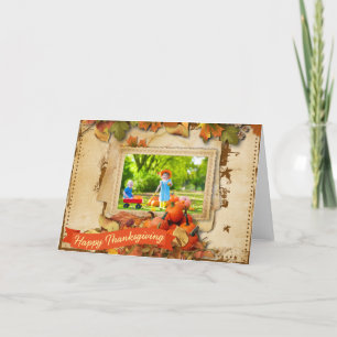 Thanksgiving Day Photo Greeting Card