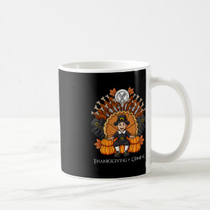 Thanksgiving Day Pilgrim Throne Fun Boys Girls Kid Coffee Mug