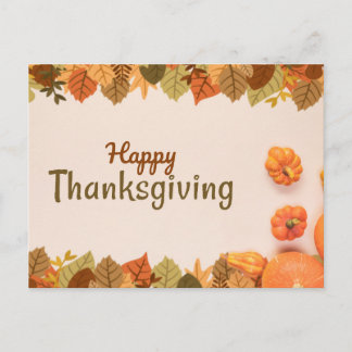 Thanksgiving Day Postcard
