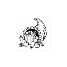 Thanksgiving Decor Custom Rubber Stamp