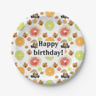 Thanksgiving Decor Fall Farmhouse  Paper Plate