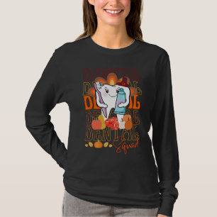 Thanksgiving Dental Squad Festive Dental Team T-Shirt