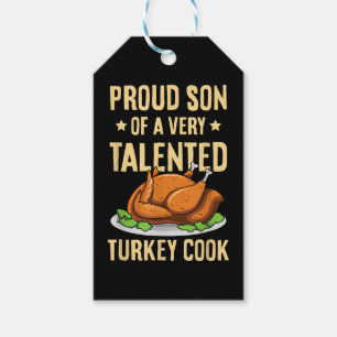 Thanksgiving Design for a Son of a Turkey Cook Gift Tags