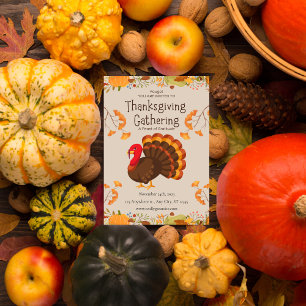 Thanksgiving Dinner Arch Thanksgiving Invitation