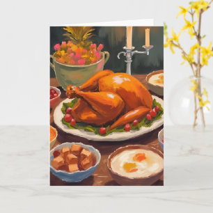 Thanksgiving Dinner Card