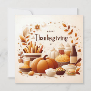 Thanksgiving Dinner Greeting Card