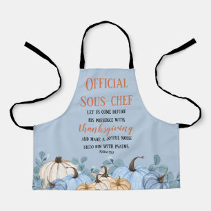 Thanksgiving Dinner Helper Sous-Chef Apron